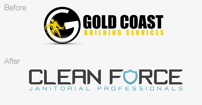 Clean Force Logo rebranding