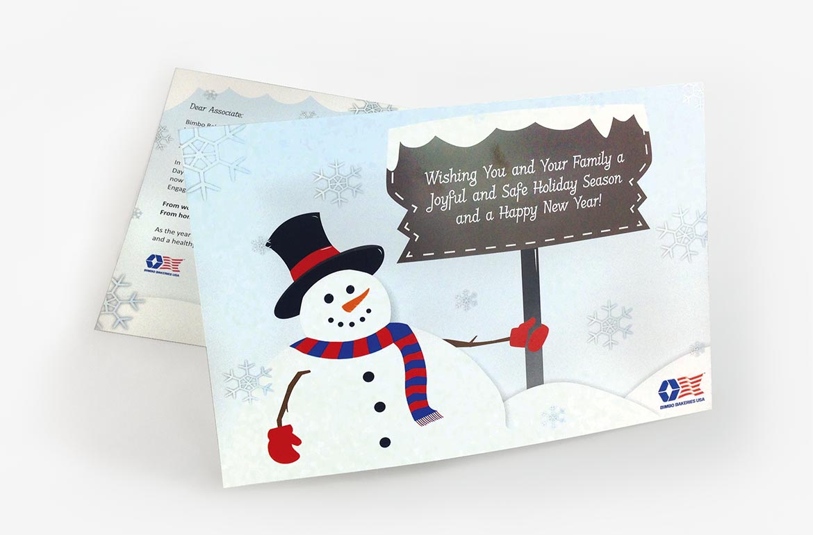 Corporate Holiday Card Design