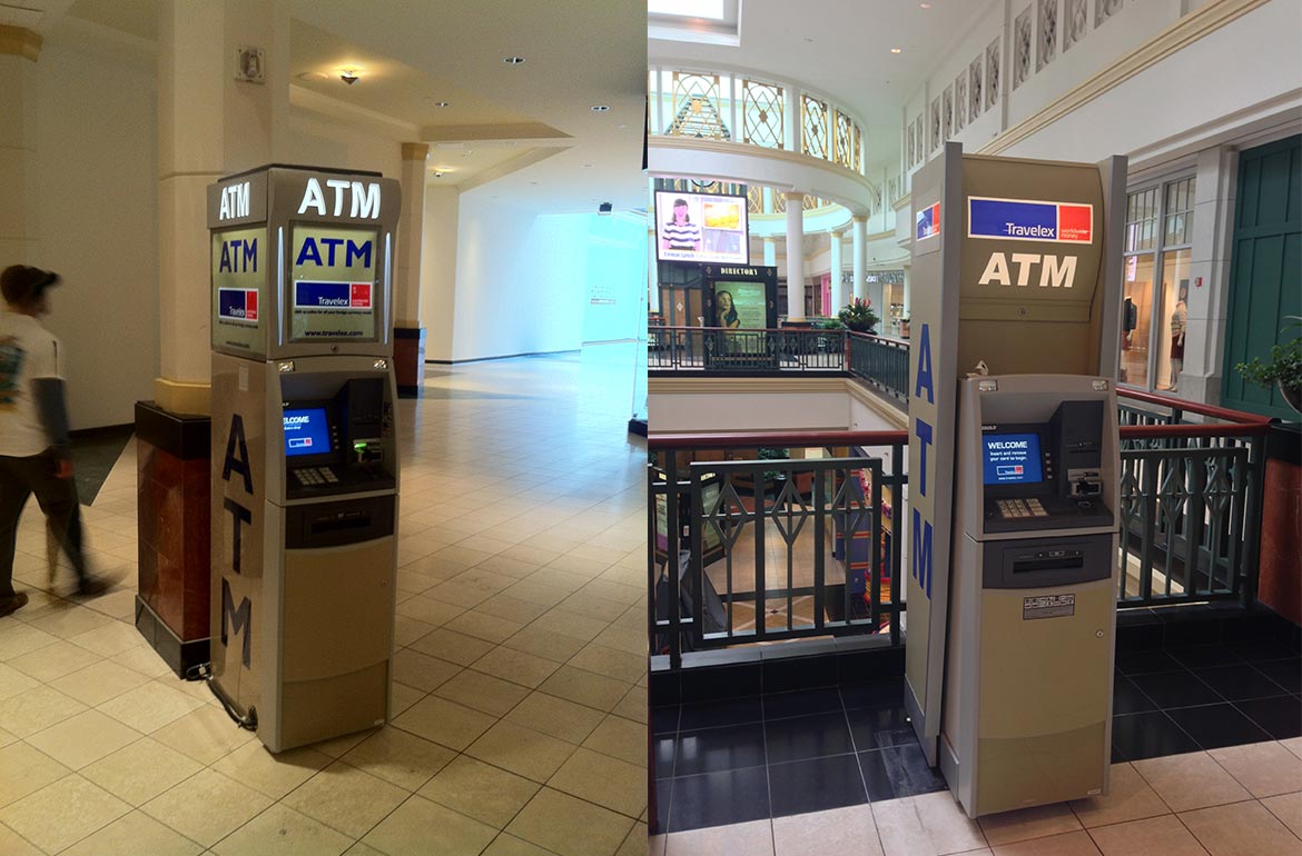 King of Prussia Mall Foreign Currency ATM Design