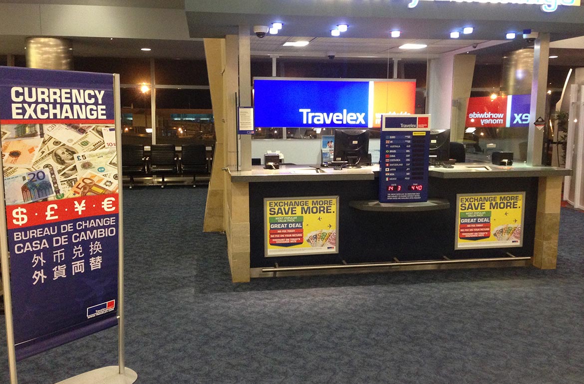 JFK Airport Travelex Retail Location Design